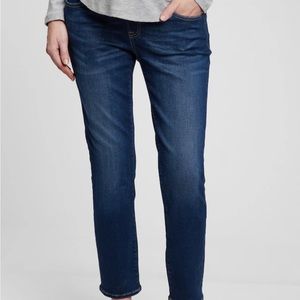 GAP Maternity True Waistband Full Panel Vintage Slim Jeans with Washwell
